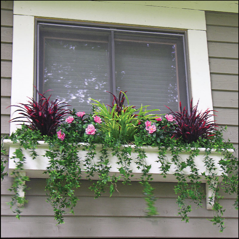 Filling Window Boxes with Artificial Outdoor Plants - Artificial Plants and  Trees