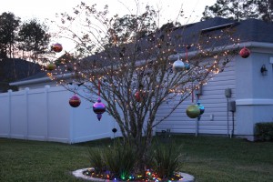 Holiday Decorating with Oversized Christmas Ornaments