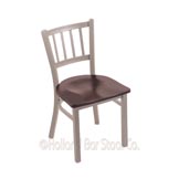 18 inch 610 Contessa Dining Chair With Wood Seat