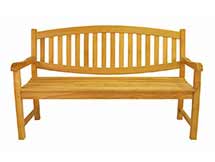 Teak Kingston 3-Seater Bench