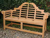 Teak Marlborough 3-Seater Bench