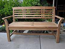 Teak Sakura 2-seater Bench