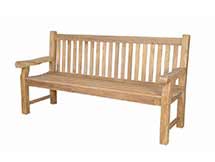 Teak Devonshire 4-Seater Extra Thick Bench