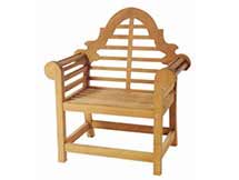 Teak Marlborough Dining Arm Chair