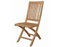 Teak Tropico Folding Side Chair (Set of 2)