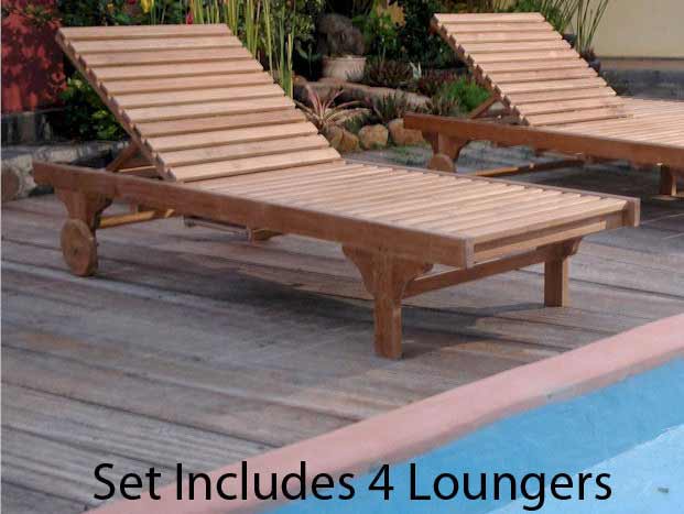 anderton reclining sun lounger set