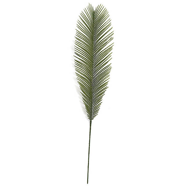 36 Inch Outdoor Artificial Light Green Cycas Palm Branch (set Of 12)