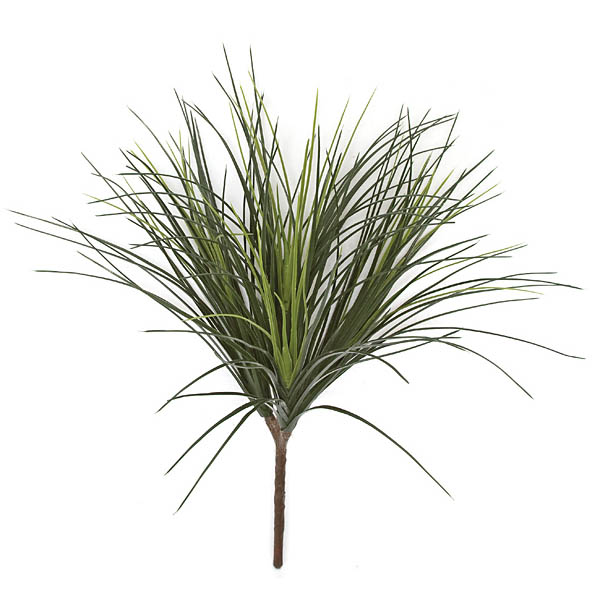 26 Inch Artificial Outdoor Dark Green Onion Grass: Unpotted