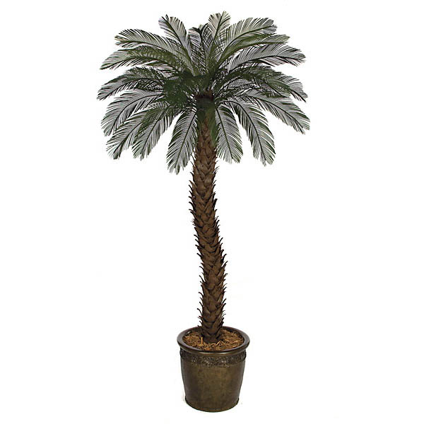 11 Foot Artificial Outdoor Cycas Palm With 36 Fronds