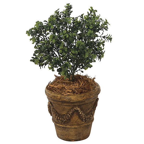 20 Inch Artificial Outdoor Boxwood Bush: Unpotted