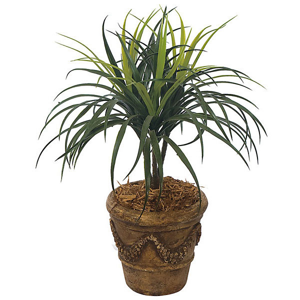28 Inch Artificial Outdoor Liriope Tree: Unpotted