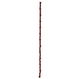 6 foot Lacquered Red Apple Garland (Set of 6)