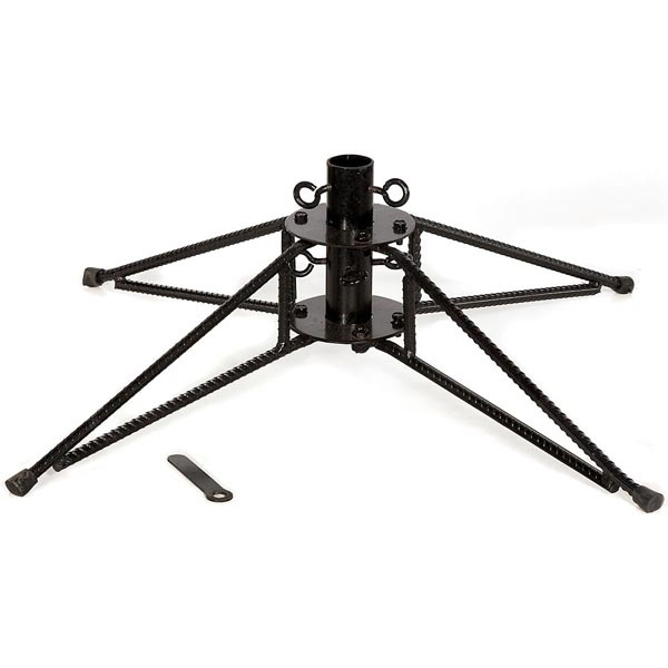 Square Black Metal Tree Stand with 1.75 inch Hole 810 foot Trees C