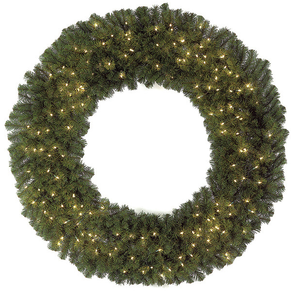 60 inch Virginia Pine Wreath: Unlit | C-4380