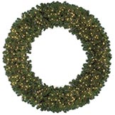 72 inch Virginia Pine Wreath: Unlit