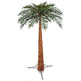 10 foot PVC Royal Palm Tree: Clear 5MM LEDs
