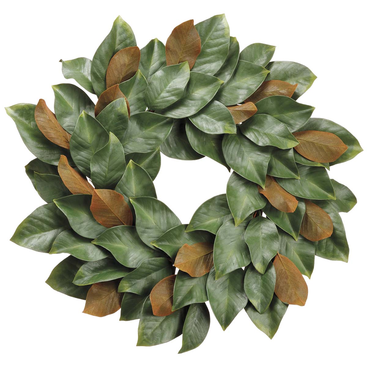 30 inch Artificial Magnolia Leaf Wreath | XHW011-GR