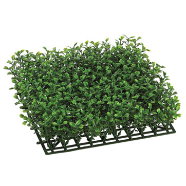 10 x 10 inch Plastic Boxwood Mat: UV Protected (Set of 6)