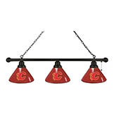 Calgary Flames 3 Shade Billiard Light