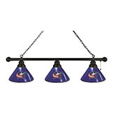 Columbus Blue Jackets 3 Shade Billiard Light