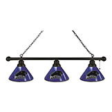 Eastern Illinois 3 Shade Billiard Light