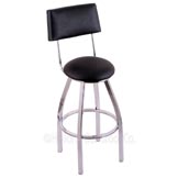 25 inch Chrome Swivel Counter Stool with Cushion