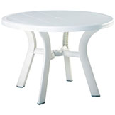 Truva 42 inch Resin Round Dining Table