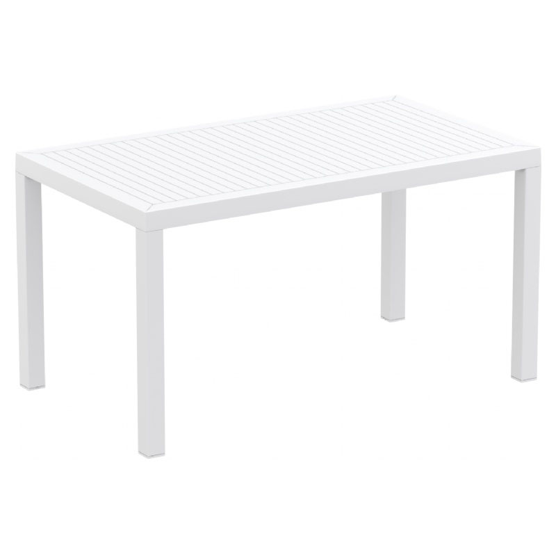 Ares Resin 55 Inch Rectangle Dining Table