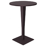 Riva 27.5 inch Werzalit Round Top Bar Height Table