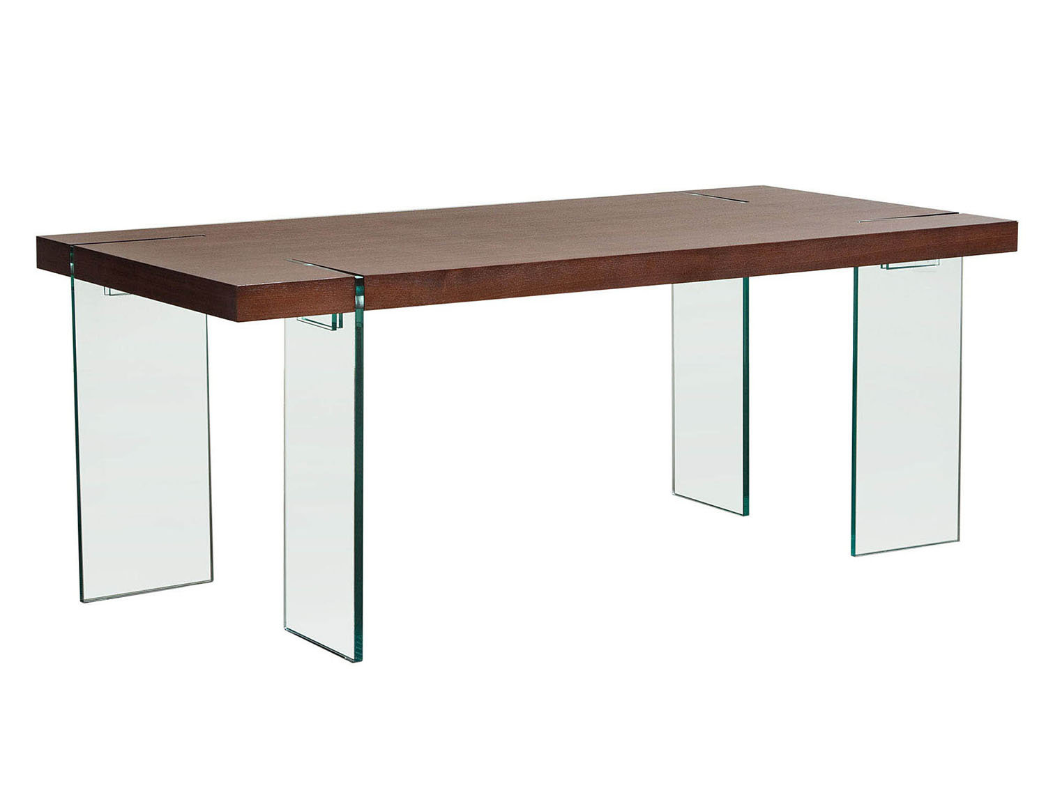 Glass Leg Dining Table: Multiple Color Options