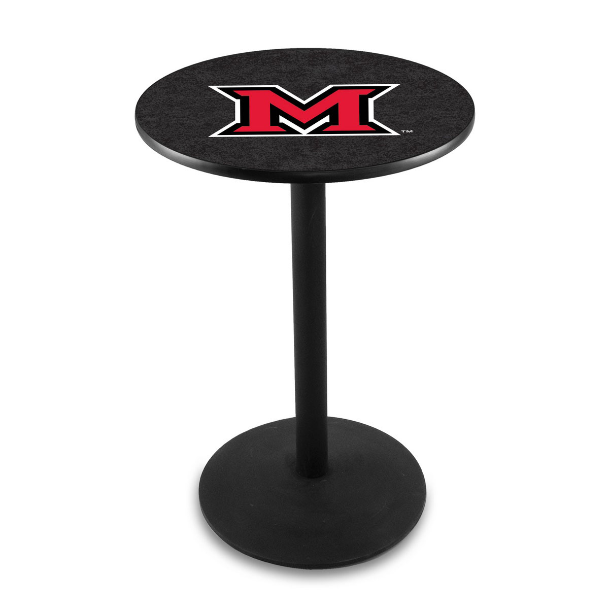 Holland Bar Stool Co. | Miami University (OH) Logo Pub Bar Table with