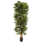 7.5 foot Indoor Silk Phoenix Palm Tree: Potted