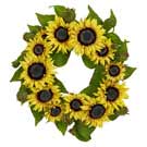 22 inch Sunflower Wreath