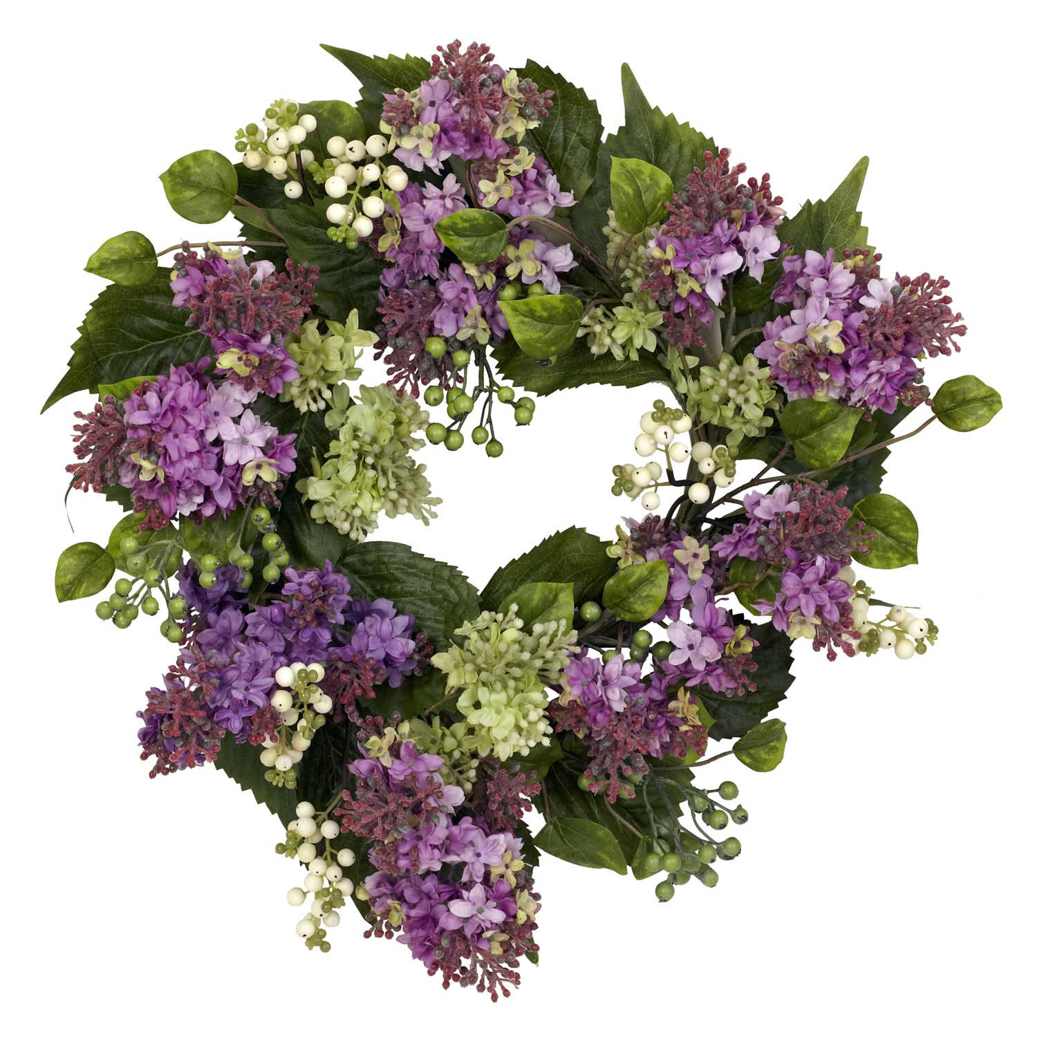 20 Inch Lilac Wreath