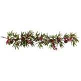 54 inch Artificial Holly Berry Garland