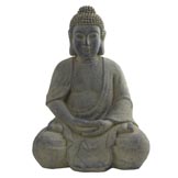 19.75 inch Artificial Buddha Statue (Indoor/Outdoor)