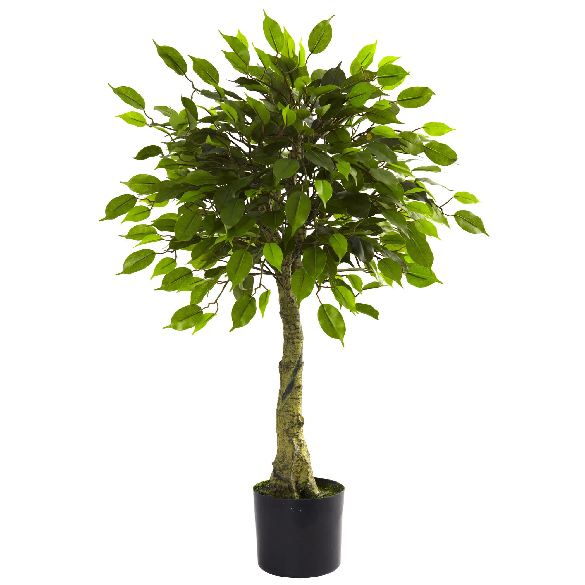 3 Foot Outdoor Artificial Ficus Tree: Limited Uv