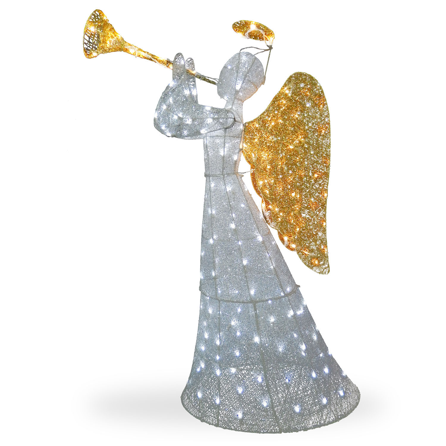 60 Inch Crystal Angel Figurine