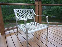 Tacoma Cast Aluminum Outdoor Arm Chair