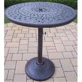 Belmont 36 inch Bar Table w/ Built in Umbrella Stand