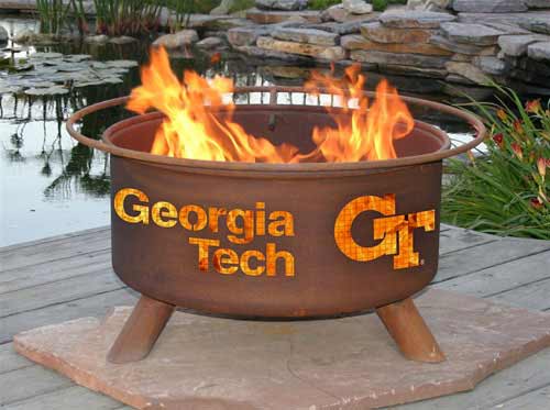 Steel Georgia Tech Fire Pit