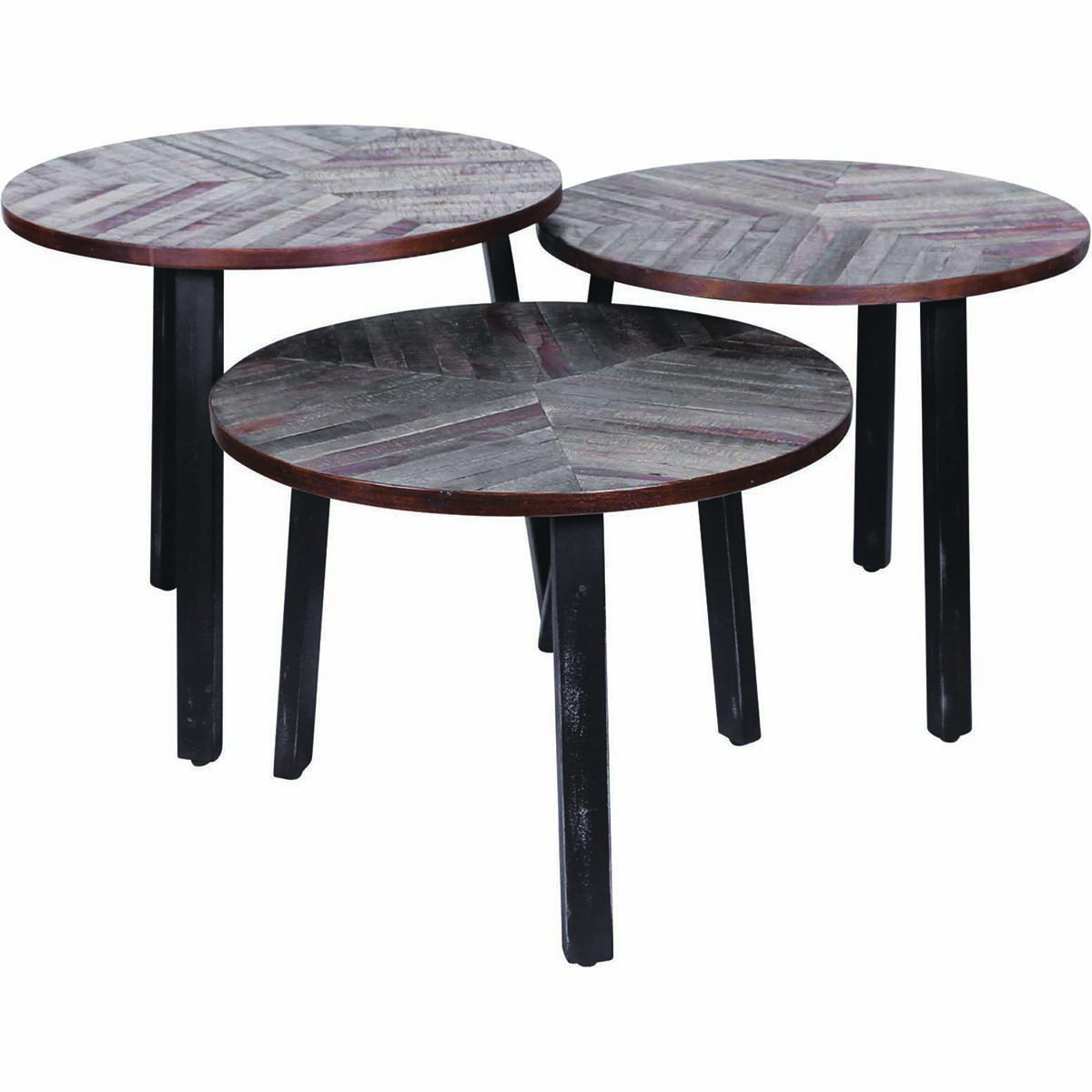Three Leaves Accent Table (Set of 3)