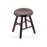 18 inch Maple Swivel Saddle Dish Vanity Stool