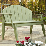 Chair Plaza 2 Seat Outdoor Bench