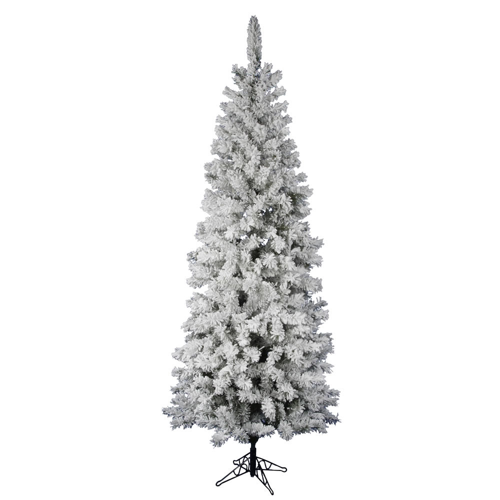 Vickerman | 4.5 foot Flocked Pencil Pine Tree: Unlit | A100345