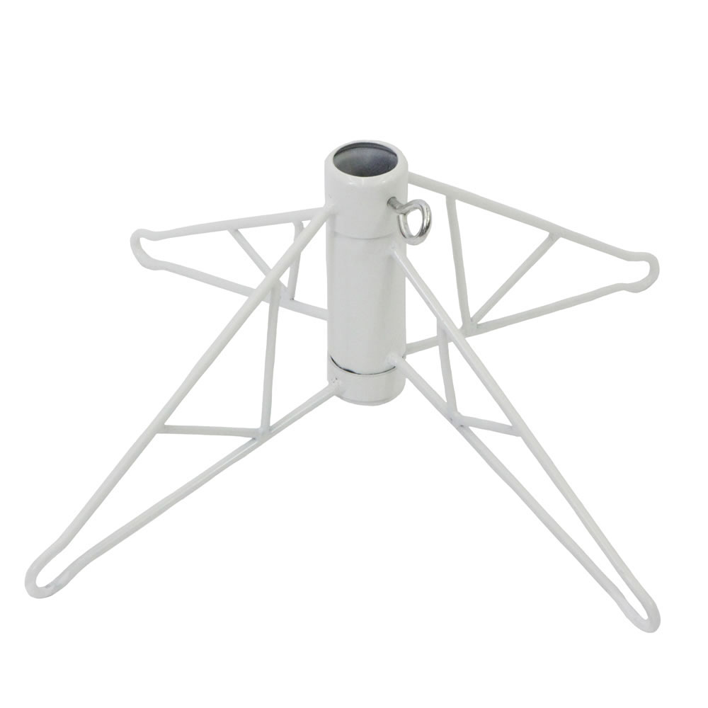 34 inch White Folding Metal Christmas Tree Stand