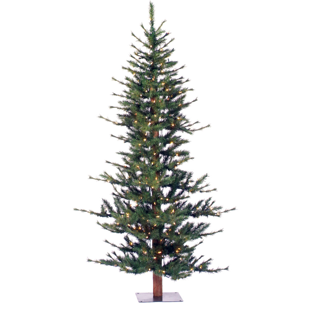 7 foot Minnesota Pine Half Tree: Unlit