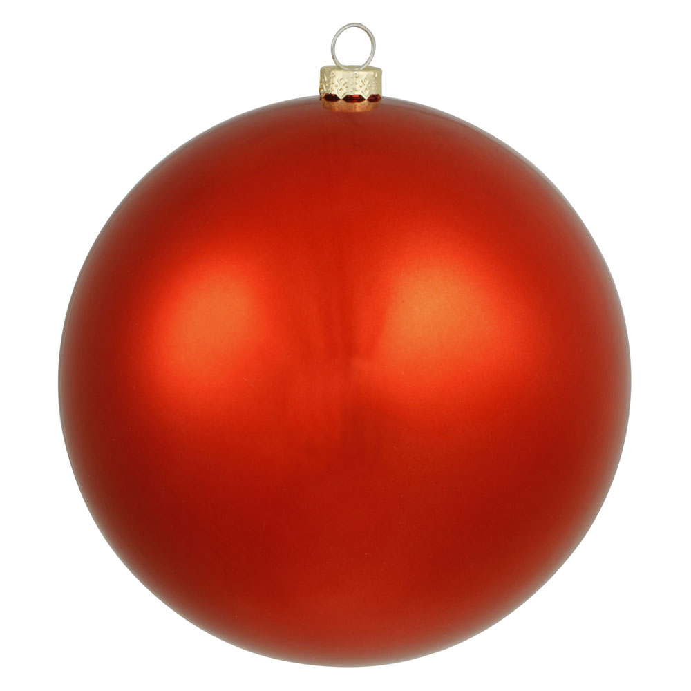 15.75 inch Red Shiny Ball Ornament