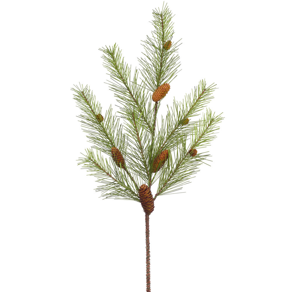 40 inch White Pine Spray: Unlit | E153804