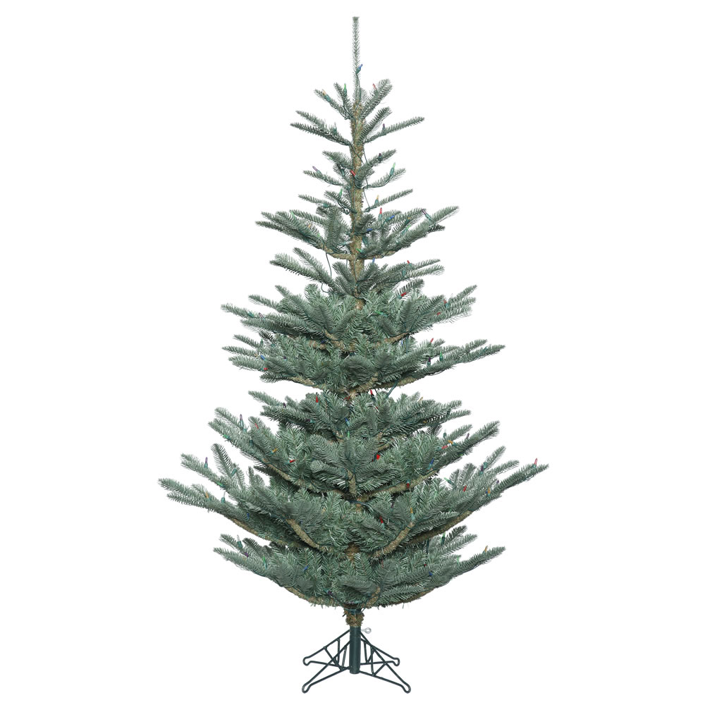 6 foot PE/PVC Alberta Blue Spruce Tree: Unlit